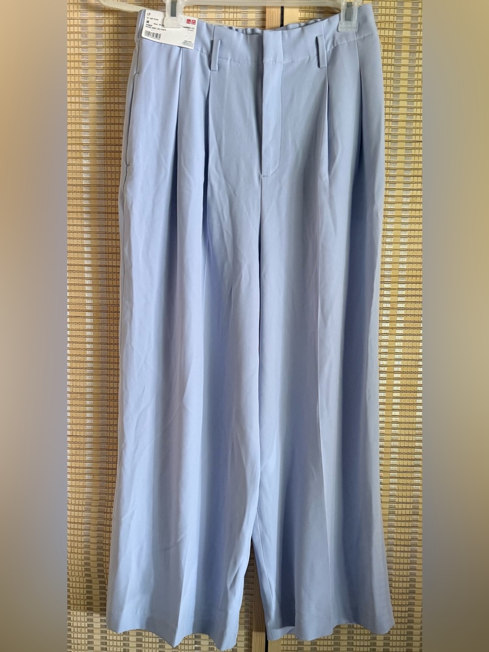 New Uniqlo Light purple wide legs Pleated Pants M